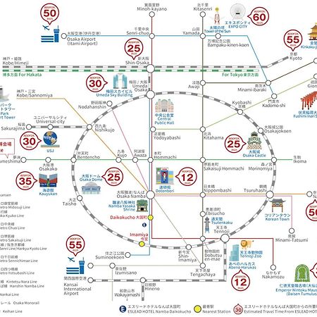 Eslead Hotel Namba Daikokucho Oszaka Kültér fotó